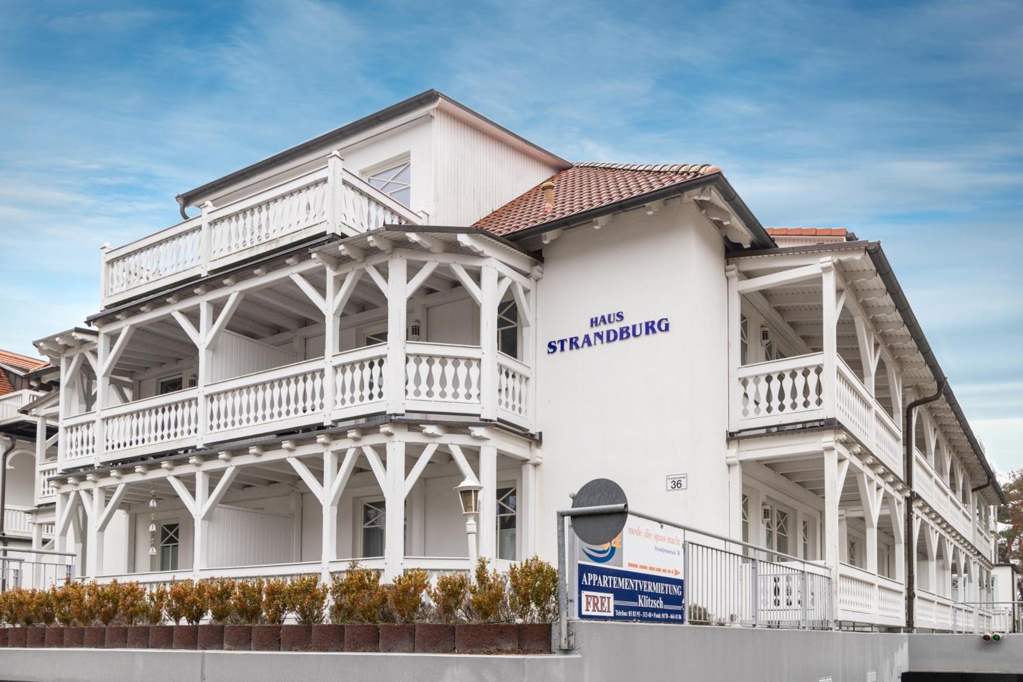 Ferienwohnung Haus Strandburg Ostseebad Ostseebad Binz Exterior foto